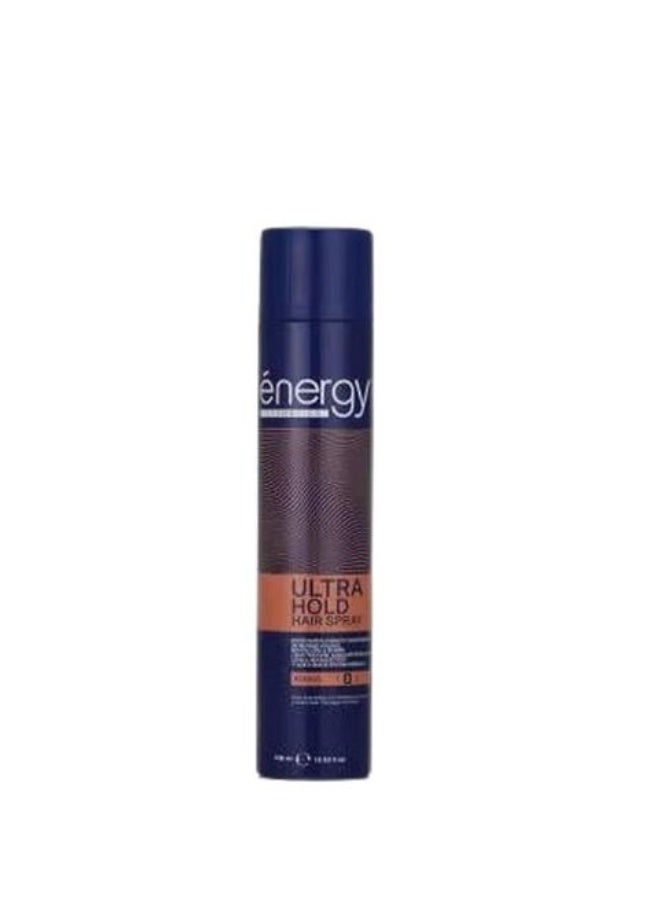 Energy Cosmetics Ultra Hold Hair Spray (750ml) – Long-Lasting Shape & Shine